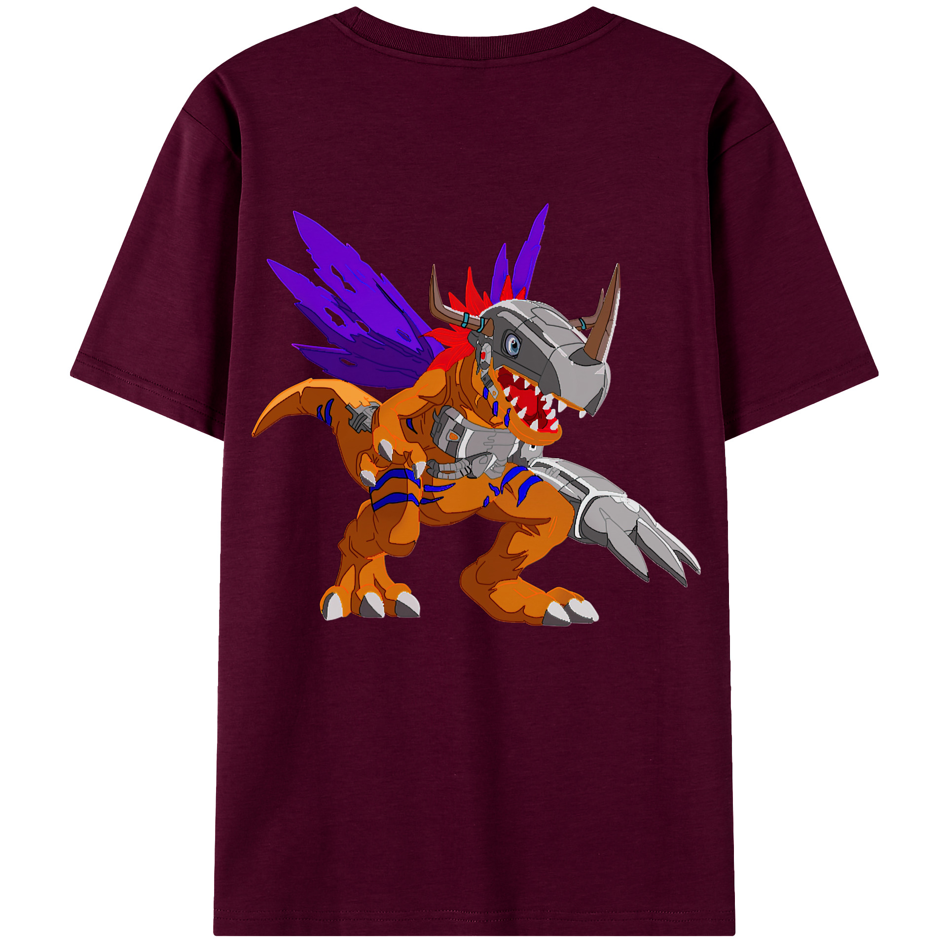 （画像用） Digimon デジタルモンスター/デジモン レディース半袖Tシャツ(バックプリント)